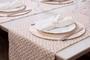 Imagem de Trilho de Mesa em Jacquard 0,42x1,60 Geometrico Bege