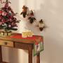 Imagem de Trilho Retangular Papai Noel Estampado Natal 35 Cm X 1,00