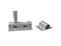 Imagem de Trinco ferrolho de alumínio 5 cm fosco kit com 2 peças