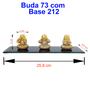 Imagem de Trio buda decorativo Enfeite Resina  Meditando kit com 3 modelo a escolher Budismo Sabedoria Monge Hindu  Sábio Bebê B73