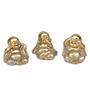 Imagem de Trio buda decorativo Enfeite Resina  Meditando kit com 3 modelo a escolher Budismo Sabedoria Monge Hindu  Sábio Bebê Ceg