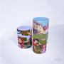 Imagem de Trio Capa Cilindro 3d Festa Infantil Sublimado Veste Fácil C/elástico Mundo Mia