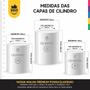 Imagem de Trio Capa Cilindro Ana Castela 3D Em Tecido Com Elástico