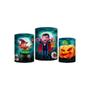 Imagem de Trio Capa Cilindro Halloween 3D Em Tecido Com Elástico