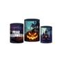 Imagem de Trio Capa Cilindro Halloween 3D Em Tecido Com Elástico