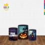 Imagem de Trio Capa Cilindro Halloween 3D Em Tecido Com Elástico