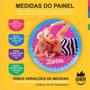 Imagem de Trio Capa Cilindro + Painel Redondo 3D Barbie 1,50M