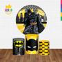 Imagem de Trio Capa Cilindro + Painel Redondo 3D Batman 1,50M Veste