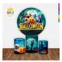 Imagem de Trio Capa Cilindro + Painel Redondo 3D Halloween 1,50M Veste