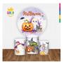 Imagem de Trio Capa Cilindro + Painel Redondo 3D Halloween 1,50M Veste