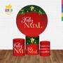 Imagem de Trio Capa Cilindro + Painel Redondo 3D Natal 1,50M Veste