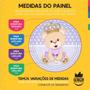 Imagem de Trio Capa Cilindro + Painel Redondo 3D Princesa Ursinha