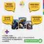 Imagem de Trio Capa Cilindro Transformers 3D Em Tecido Com Elástico