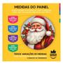 Imagem de Trio Cilindro + Painel Redondo Natal 3D 1,50M Veste Fácil