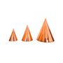 Imagem de Trio Cone de Cobre 7cm 10cm e 14cm Radiestesia P M e G