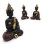 Imagem de Trio de Buda da Sabedoria Tailandês 7cm Trio Buda Tailandês