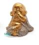 Imagem de Trio de Budas - Mini Baby Cego Surdo e Mudo Dourado