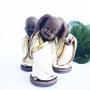 Imagem de Trio de Budas Monges Alegres 18cm Branco - Hadu Esotéricos