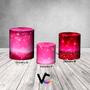 Imagem de Trio De Capa Cilindro 3D - Dia Dos Namorados Efeito Glitter Vermelho 037