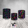 Imagem de Trio De Capa Cilindro 3D - Estrelas Efeito Neon 007