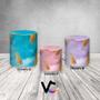 Imagem de Trio De Capa Cilindro - Tie Dye com Veios Dourado 008