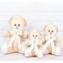 Trio de pelucia classic para decoraçao - CKD CONFECÇÕES Imagem de Trio de pelucia classic para decoraçao