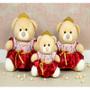 Imagem de Trio de ursas princesa petit com renda 15/18/22