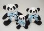 Imagem de Trio De Urso Panda  Pelúcia  -decoração para Quarto e Nichos