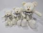 Imagem de Trio De Ursos New Soft Para Nichos -14 cm-17 Cm- 24 Cm Nichos Bebês Decoração Quartos Infantil