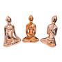 Imagem de Trio Estátua Meditação Yoga Porcelana