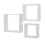 Imagem de Trio Nicho Branco Tx Mdf Decorativo 30/25/20 Quartos Salas