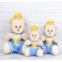 Imagem de Trio principe com coroa dourada para nichos 