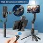 Imagem de Tripé Bluetooth Selfie Stick Com Suporte Destacável De Luz De Preenchimento Para Huawei iPhone