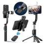 Imagem de Tripé Bluetooth Selfie Stick Com Suporte Destacável De Luz De Preenchimento Para Huawei iPhone