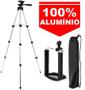 Imagem de Tripé Câmera Suporte Celular Telescópio Pedestal Profissional Smartphone Regulagem Altura Disparador Bluetooth Youtuber