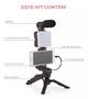 Imagem de Tripé Celular Bastão Selfie Vertical Horizontal Suporte Estabilizador Bluetooth