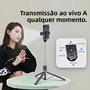 Imagem de Tripé De Bastão De Selfie Bluetooth De 1,67M Com Luz De Preenchimento Para Smartphones Suporte Sem