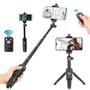 Imagem de Tripé e Bastão para Celular com Controle Disparador Bluetooth - Yunteng YT-9928