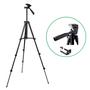 Imagem de Tripé Tripod Telescópico Multifuncional Para Câmera E Celular 1.3 Metros Para Youtubers LEY3120B