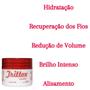 Imagem de Trittox Capilar 300g Chinesa alisamento antifrizz reduz volume organiza cachos botox