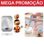 Imagem de Triturador de Alimentos Mixer Elétrico Recarregável USB MAIS Balança Digital de Cozinha Inox alta precisão 10kg