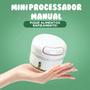 Imagem de Triturador Manual de Alho e Legumes em Mini Processador de Design Moderno