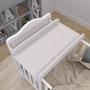 Imagem de Trocador de Fraldas Almofadado para Berço Material Sintético Branco P02 - Lyam Decor