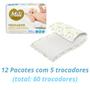 Imagem de Trocador Descartável Mili  Love&Care 12 Pacotes c/ 5 unidades (total 60 trocadores)
