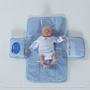 Imagem de Trocador Portátil de Bebê Impermeável para Viagens Bolsa Maternidade com Porta Fralda e Lenço Umedecidos