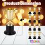 Imagem de Troféus de Plástico Dourado ArtCreativity para Crianças (10cm) - Pacote com 12