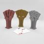 Imagem de Troféus Para Poker Decorativo - Kit 3 Unid - Leque de Ás