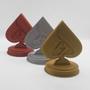 Imagem de Troféus Para Poker Decorativo - Kit 3 Unid - Naipes de Espadas