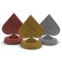 Imagem de Troféus Para Poker Decorativo - Kit 3 Unid - Naipes de Espadas