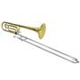 Imagem de Trombone De Vara Com Rotor Tb 200vr Laqueado Dourado Com Case New York F097